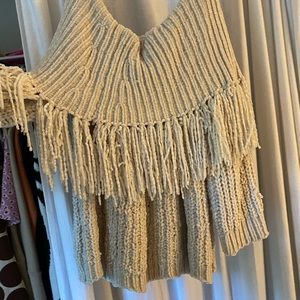 Shawl sweater